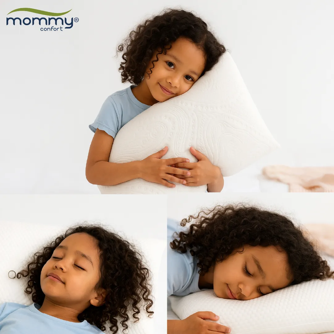 Almohada infantil — materiales — proyecto Mommy Confort